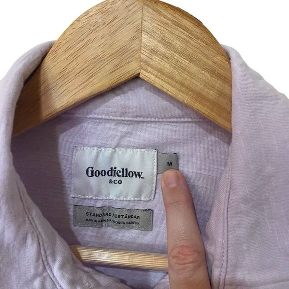 Goodfellow & Co light purple medium standard for collared men’s shirt - Picture 4 of 4